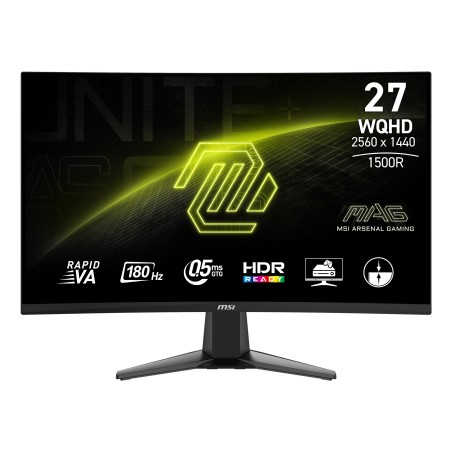 MSI MAG 27CQ6F 27 Rapid VA 2560 x 1440 (2K) HDMI DisplayPort 180Hz